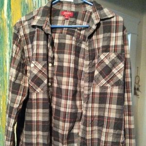 Men's Plaid Button-Up